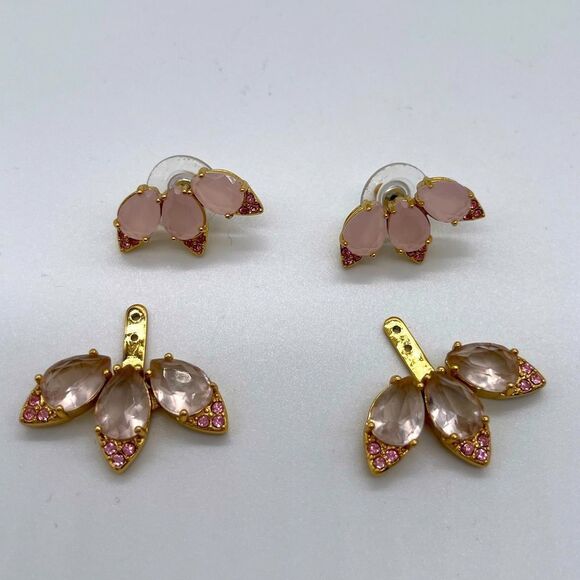 Multi changeable Crystal Earrings - Picture 4 of 4
